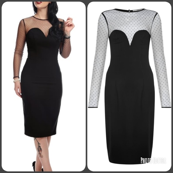 🎃Halloween Morticia/Witch/Vampire Sexy Dress - Picture 2 of 5